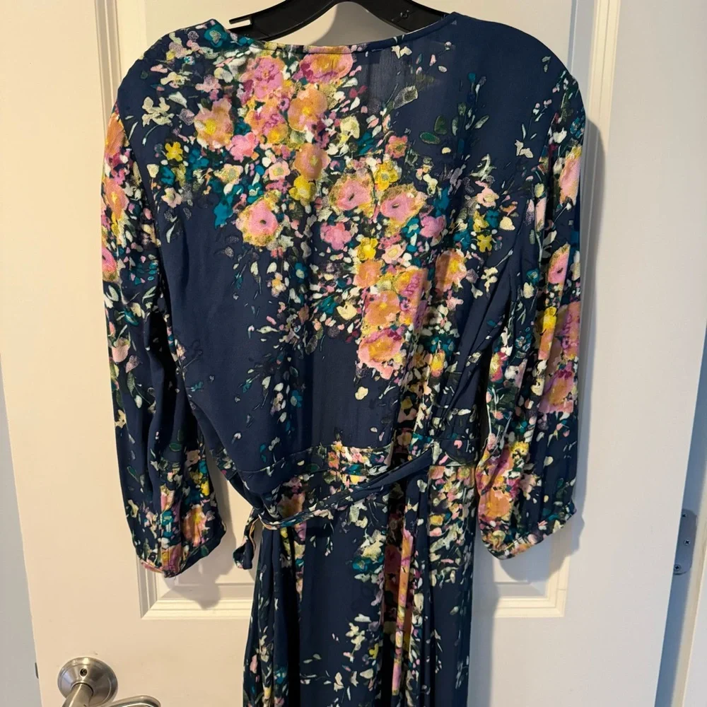 Love stitch Floral blue Midi Dress - Zimmermann lookalike | Medium - Picture 6 of 8